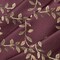 Purple Diamond Leaves Woven Pattern Upholstery Fabric by The Yard - SKU: Frank Aubergine